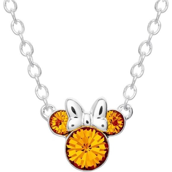 Jewelry - Minnie Mouse Crystal Birthstone Jewelry